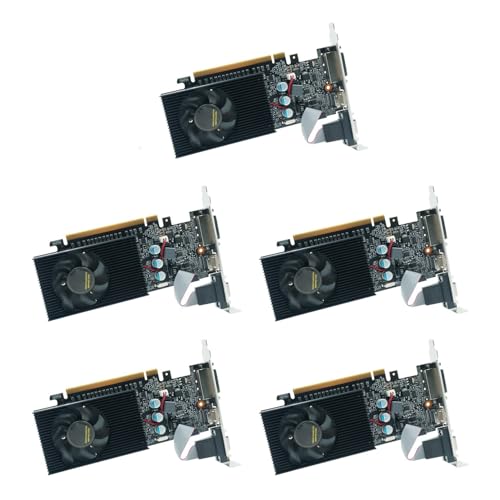 HuddyFee 5X GT730 2GB �O���t�B�b�N�X �J�[�h GT730 DDR3 64 �r�b�g DDR3 �O���t�B�b�N�X �J�[�h GT 730 DDR3 �r�f�I �J�[�h �݊�