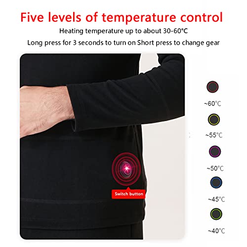 Ropa interior térmica con calefacción integrada y control de temperatura 4