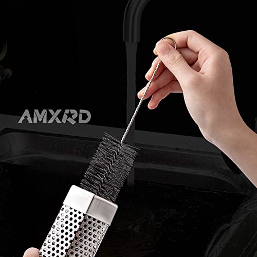 Amxrd Smoke Tube, Premium 12 Inch 304 Stainless Steel Pellet Smoker Tube With Cleaning Brush For All Grill Or Smoker, Dishwasher Safe #TOP7