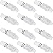 JJHXSM 100PCS White Fan Cooler Plastic Spring Rivet Fastener 22mm Length Heatsink Push Mounting Screws