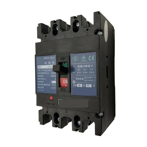Disjoncteur boîtier moulé CM1 stop coupures électriques armoire usine 400A
