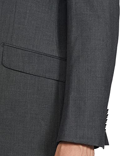 Image of Raymond Wool Men's Full Sleeve Contemporary FIT Fancy Grey Formal Suit