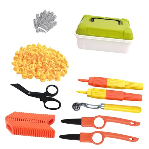 Zkydhbd Kartonschneidewerkzeug Set Für Kinder Mit Aufbewahrungsbox Zum Bequemen Tragen Bastelwerkzeugkasten Für Kunstunterricht Und Reisen Bastelwerkzeug Aus Karton Für Kinder