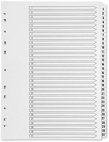 Q-Connect 1-31 Index Multi-punched Reinforced ... - Stakelum