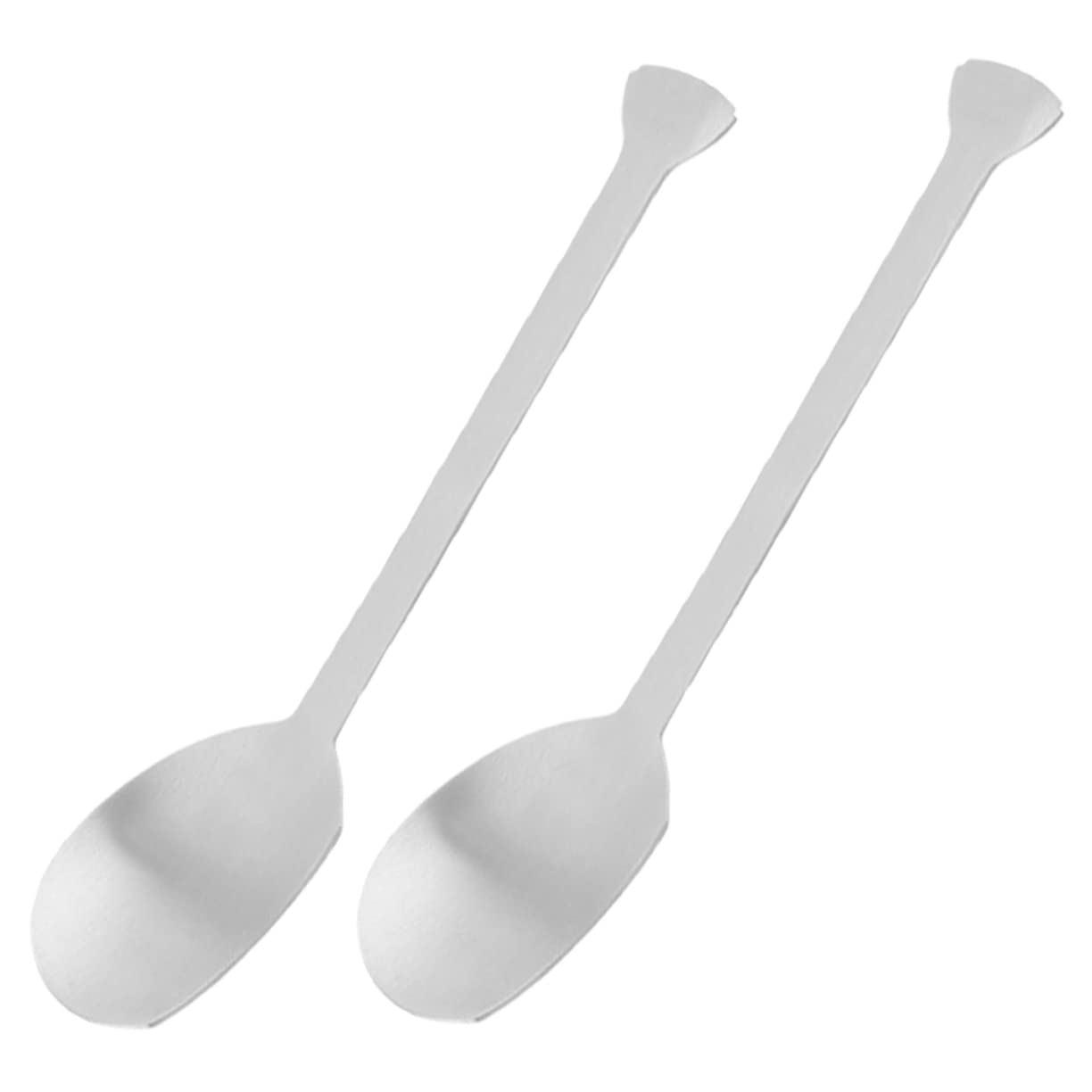 Garneck 2pcs Goose Sauce Spoon Kitchen Spoon Coffee Scooper Latte Spoon Decorative Mixing Spoon Jar Scraper Jam Honey Spoon Butter Curler Kunz Spoons Tea Spoons Stainless Steel Silver