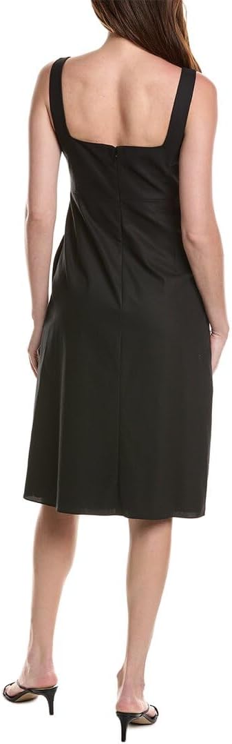 Theory Womens Square Back Dress, 0 Black - Image 2