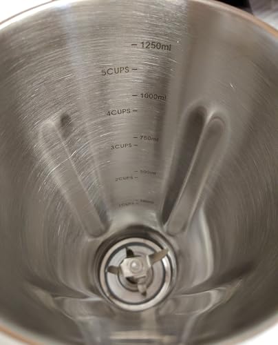 Blendin 5 Cup Replacement Stainless Steel Jar Set, Compatible with Oster & Osterizer Blenders