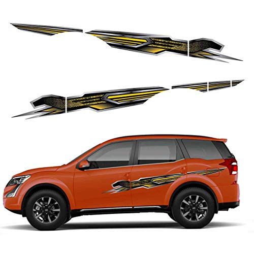 Buy Autographix Leopard Speed Car Side Graphic Stickers Mahindra XUV