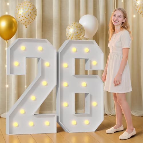 Numéros de chapiteau de 1,2 m et ballons de décoration d'anniversaire festif