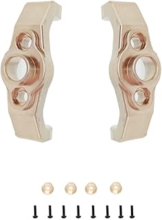 2PCS Brass Caster Blocks C-Hubs Front Counterweight for 1/18 RC Crawler TRX4M Upgrade Parts