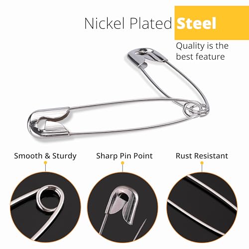 Wenrook WEN-000 300 Pack Safety Pins Assorted thumb #1