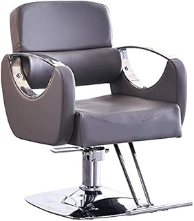 AuLYn Silla hidráulica para Negocios o hogar, Silla de Peluquero, Estilista, elevable 45-55 cm, Equipo hidráulico, Adecuada para Peluquero/Belleza/SPA (420 lbs) (Color: Gris 2) (Azul (Gris 2)