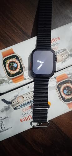 Image of VITALWEAR T800 Ultra Series 1.9-Inch Display Smartwatch with Bluetooth Calling, Voice Assistant & 123 Sports Modes(Black)