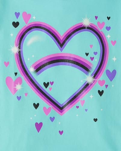 Image of The Children's Place Girls' Short Sleeve Graphic T-shirts (5-Pack)