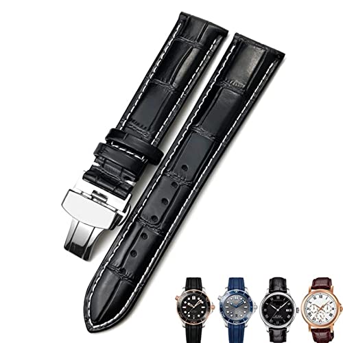 Bracelet de montre en cuir véritable 22mm accessoire élégant pour styles urbains