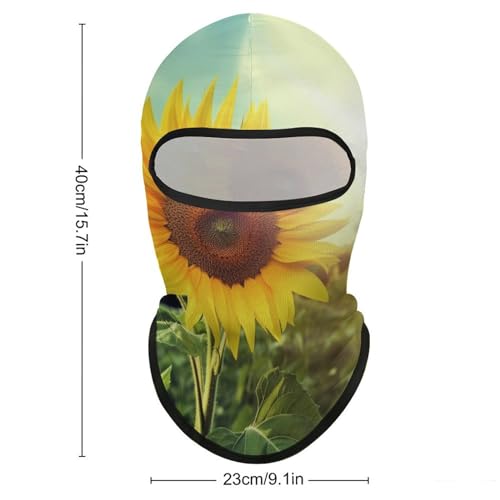 Balaclava para Hombre Mascarilla para Esquí para Mujer Mascarilla con Girasol Completa para Cubrir el Rostro para Ciclismo miniatura 2