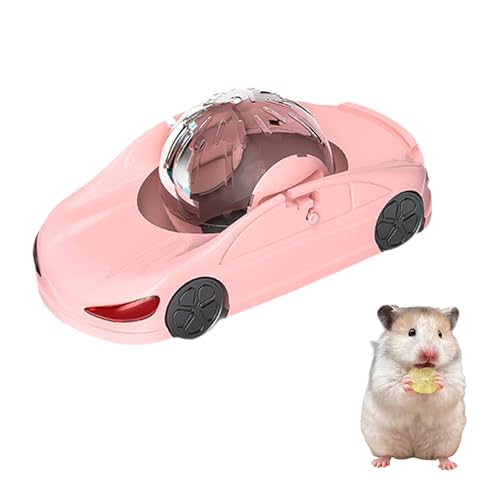 Hamster Ball Car - Small Hamsters Wheel Toy, Funny Exercise Running Wheel for little Pet, Hamster balls for syrian Gerbils and Other Small Animals, For Small Hamsters, Body Length 8 cm or less