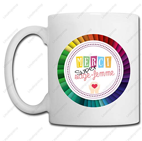 Mug Merci Super Sage-Femme - Idée Cadeau Remerciement, Noël, Anniversaire :  Amazon.fr: Produits Handmade