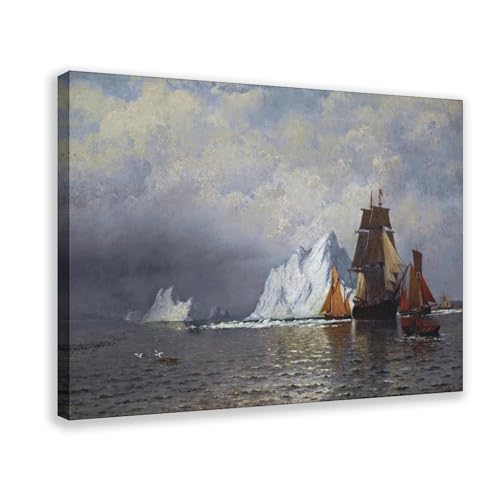 Poster Whaler Bradford cadeau idéal passionné mer de toile
