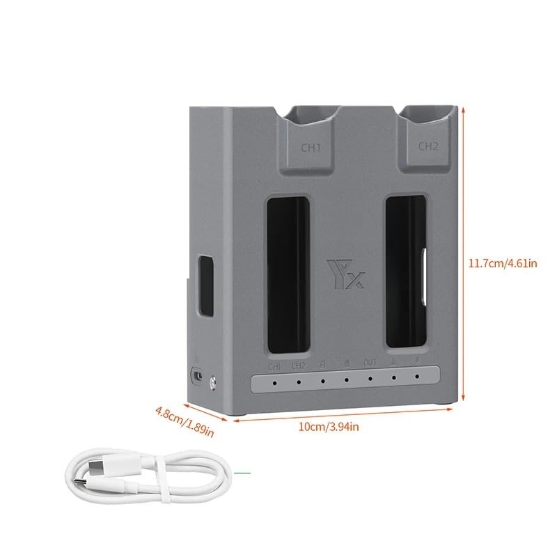 per Caricabatterie Intelligente bidirezionale con Funzione di scarica per batterie Butler Box, Ricarica Rapida da 90 Minuti per DJI per Drone Mavic 4pro