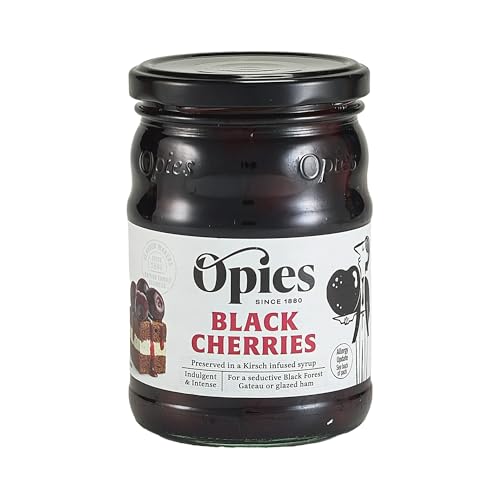 Opies Black Cherries & Kirsch 390g