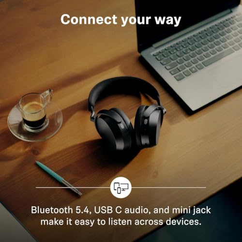 Image of Sennheiser Momentum 5 Wireless Headphones, ANC, 57 Hr Battery, Black
