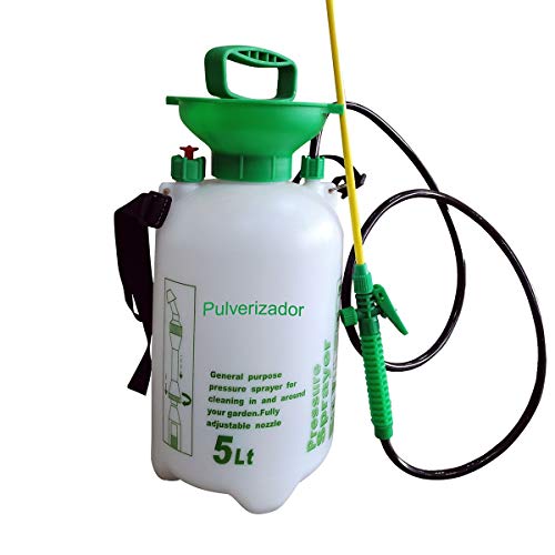 Pulverizador Manual 5 Litros de Pressão Com Válvula De Segurança Bico Ajustável IWPM5-005