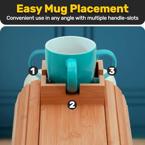 Fun Forest BAMBOO COUCH CUP HOLDER TRAY Bamboo Couch Cup Holder thumb #4