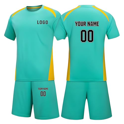 Uniforme d'entraînement de football personnalisé respirant et kit athlétique avec numérotation