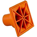 25x Rebar Impalement Safety Cap Type S - OSHA Square - (10M-25M) Rebar Size: #3-#7 (25 Pack)