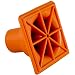 25x Rebar Impalement Safety Cap Type S - OSHA Square - (10M-25M) Rebar Size: #3-#7 (25 Pack)