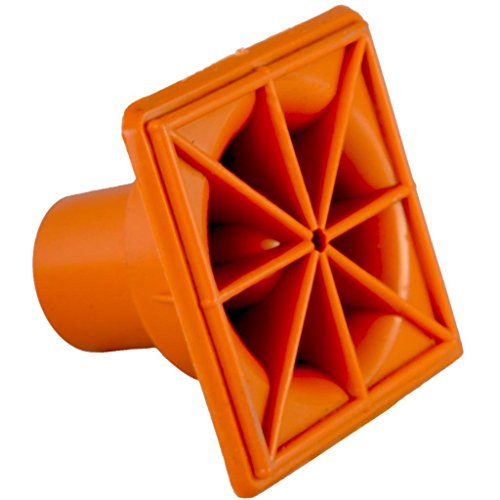 25x Rebar Impalement Safety Cap Type S - OSHA Square - (10M-25M) Rebar Size: #3-#7 (25 Pack)
