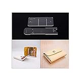 BAENRCY XBC-27 Coin Purse Acrylic Template Leather Pattern Acrylic Leather Pattern Leather Templates for Bags