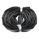 30M Drip Irrigation Pipe Tube – 5/8" (16 mm) PE Flat Dripper Tape with 15 cm or 30 cm Hole Spacing for Garden, Greenhouse & Farm Drip Watering Systems(15cm Hole Distance 30m)