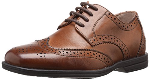 Florsheim Kids Boy's Reveal Wingtip Jr. (Toddler/Little Kid/Big Kid) Cognac 11 Little Kid
