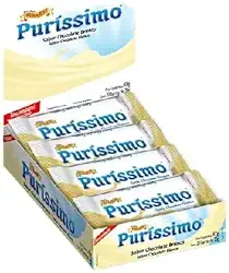 Chocolate em Barra Puríssimo Branco 400g – 20 Unidades de 20g | Cremoso, Ideal para Revenda, Festas e Lembrancinhas