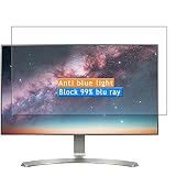 Vaxson 2 Pièces Anti Lumière Bleue Film Protecteur d'écran, compatible avec LG 24MP88 / 24MP88HM / 24MP88HV-S / 24MP88TM 24' Monitor [pas en Verre Trempé] Neuf Screen Protector Guard