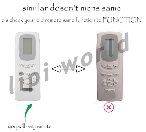Image of LipiWorld 19 AC Remote Control (Old Remote Exactly Same Remote Will Only Work) Compatible for GODREJ AC Remote