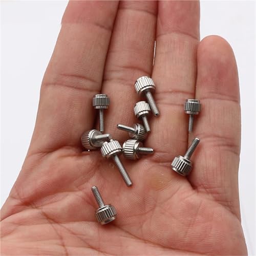 Vis à main moletées M2.5 de haute précision en inox pour instrument de mesure - 7