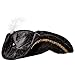 Rubie's Costume Buccaneer Tricorn Hat, Black, One Size