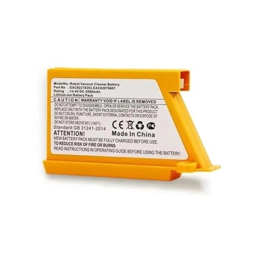 Batterie Rechargeable 14,4 V 2600 MAh – 5000 MAh, Compatible Avec LG, VR6270LVB VR6270LVMB VR63455LV VR6370LVM VR64604LV For Aspirateur Robot(VR-4000mAh 1pcs)