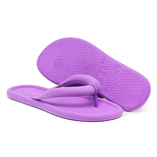 Chinelo Nuvem Slide Ortopédico E.V.A Expandido (Lilás, BR, Adulto, Faixa Numérico, 37, 38)