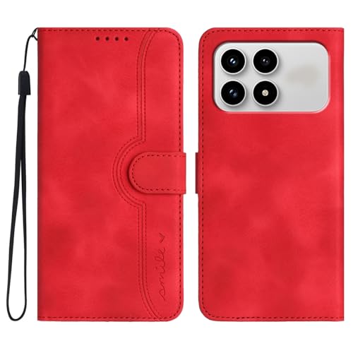 �Ή��@�� for Xiaomi Poco F8 Pro,�Ή��@�� for Redmi K90 �t���b�v�L�b�N�X�^���h�t���}�O�l�b�g�J���E�H���b�g�^�X�}�z�P�[�X Red