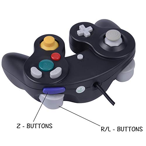 image for ONE250 2 Pack Classic Shock Joypad Wired Controller, Compatible with W