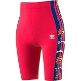 adidas Originals Women's Floral Embroidered Cycling Shorts (US 4(S), Energy Pink)