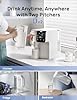 DREO Reverse Osmosis Water Filter Countertop, 7-Stage RO Water Filtration System, 2 Water Pure Pitchers design, Installation-Free, Reduce TDS, Water Filter Pitcher for Home, Kitchen, 3:1 Pure to Drain
