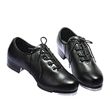 タップダンスシューズ、女の子用タップシューズ、子供用タップシューズ、ユニセックス大人用シンクタップダンスシューズ、ストラップタップシューズ、女性用クラシックタップシューズ、大きな音、快適、レースアップ、女性、男性、女の子、男の子用。