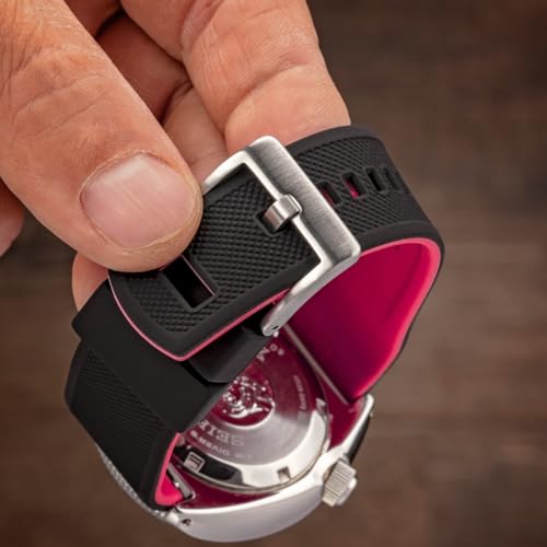 Image of BARTON Elite Silicone Watch Bands - Gold Buckle Quick Release