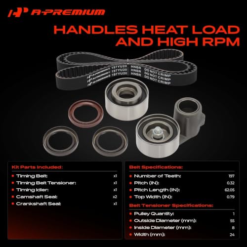 A-Premium Engine Timing Belt Kit Compatible with Honda, Acura, 3.5L by A-Premium - Used condition - Image 3