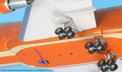 Amazon | 機内200 Braniff ウルトラオレンジ ボーイング 747-200 1:200